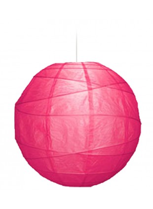 Χάρτινο Φωτιστικό Μπάλα "Akari" Lamp - Φ-40cm - Λιλά