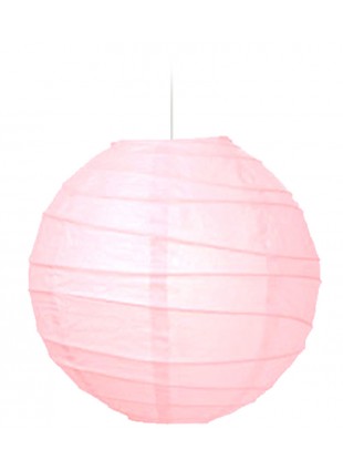 Χάρτινο Φωτιστικό Μπάλα "Akari" Lamp - Φ-40cm - Βaby Ροζ