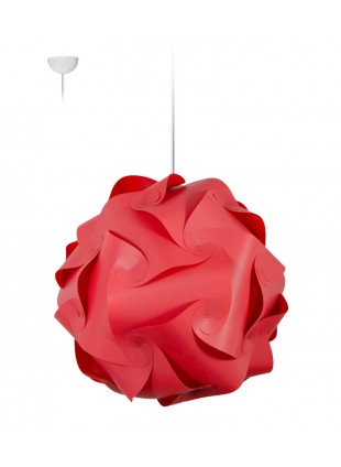Κρεμαστό Μοντέρνο Φωτιστικό Οροφής Flower M - Κόκκινο