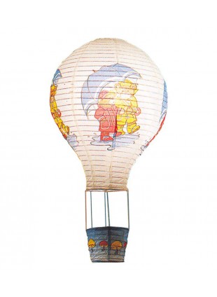 Κρεμαστό χάρτινο φωτιστικό οροφής σε σχέδιο αερόστατο 