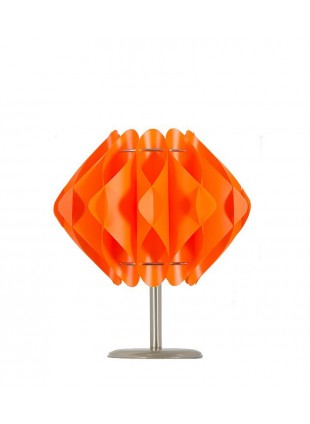 Πορτοκαλί επιτραπέζιο φωτιστικό Saporo S2 βάση 10 cm
