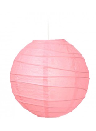 Χάρτινο Φωτιστικό Μπάλα "Akari" Lamp - Φ-40cm - Ροζ