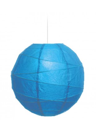 Χάρτινο Φωτ. Μπάλα "Akari" - Φ-35cm - Γαλάζιο