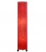 Κυλινδρικό φωτιστικό δαπέδου σε Κόκκινο χρώμα.