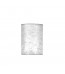 Λευκό Επιτραπέζιο Αμπαζούρ Κυλινδρικό από Ριζόχαρτο Δ-13cm 