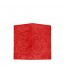 Κόκκινο Επιτραπέζιο Αμπαζούρ Τετράγωνο από Ριζόχαρτο Υ30cm