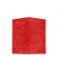 Κόκκινο Επιτραπέζιο Αμπαζούρ Τετράγωνο από Ριζόχαρτο Υ35cm
