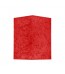 Κόκκινο Κρεμαστό Αμπαζούρ Τετράγωνο από Ριζόχαρτο Υ-40