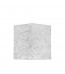 Λευκό Επιτραπέζιο Αμπαζούρ Τετράγωνο από Ριζόχαρτο Υ30cm