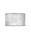 Λευκό Επιτραπέζιο Αμπαζούρ Κυλινδρικό από Ριζόχαρτο Δ-16cm Y-12cm