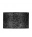 Μαύρο Κρεμαστό Κυλινδρικό Αμπαζούρ από Ριζόχαρτο Δ-35cm