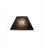 Μαύρο Επιτραπέζιο Αμπαζούρ Κωνικό από Ριζόχαρτο Δ-15cm