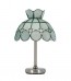 Σιέλ οστράκινο επιτραπέζιο φωτιστικό τύπου Tiffany