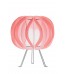 Ροζ επιτραπέζιο φωτιστικό Luna με τρίποδο